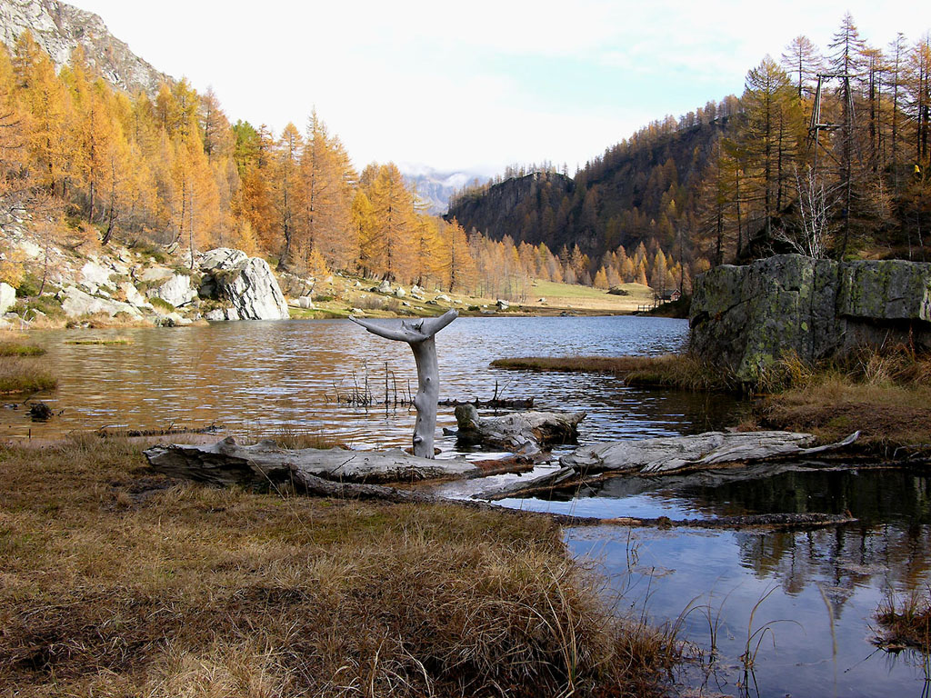 Lago delle Streghe
Einsamer See im Piemont
Schlüsselwörter: Lago delle Streghe