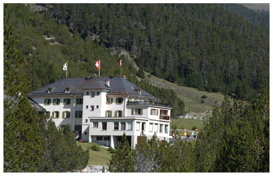 Hotel Il Fuorn
eine schöne Uebernachtungsmöglichkeit im Nationalpark
Schlüsselwörter: Berge, Ofenpass, Schweizer Nationalpark
