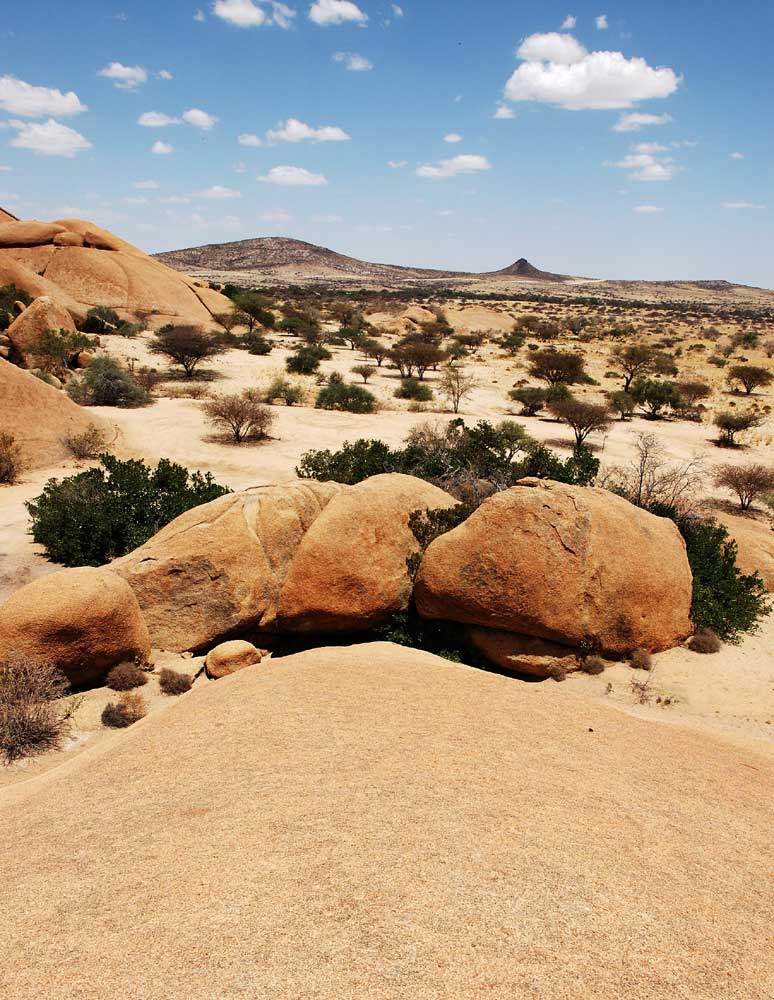 Heisse Landschaft
Schlüsselwörter: Namibia,  Spitzkoppie