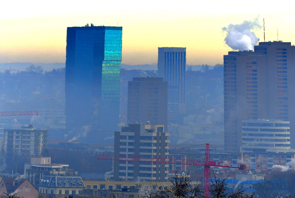 Zürich Primtower Morgenlicht
