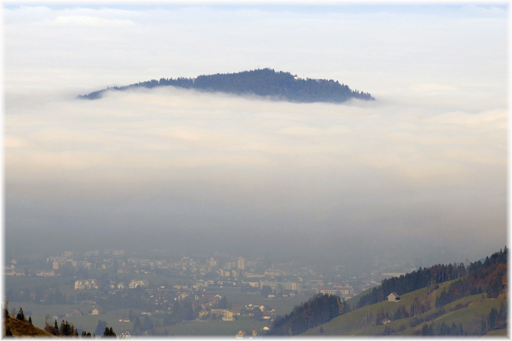 Holzegg November 2007
Blick nach Einsiedeln

