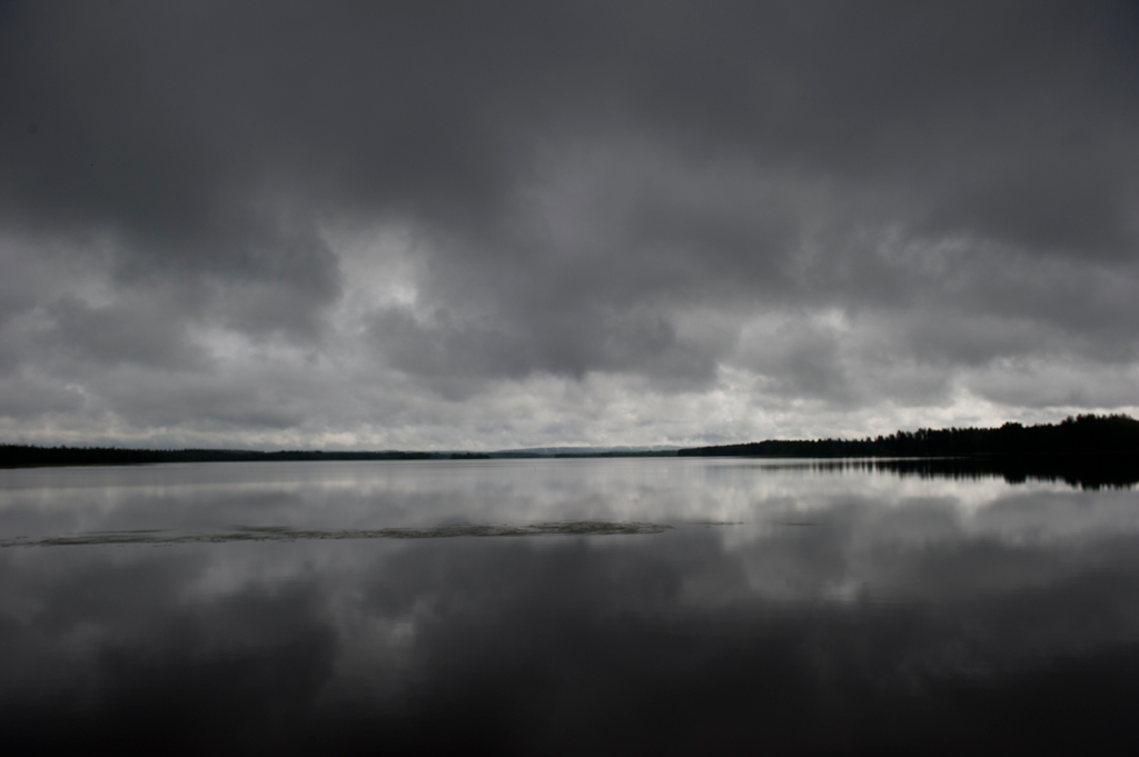 Einsame Weite in Finnland
