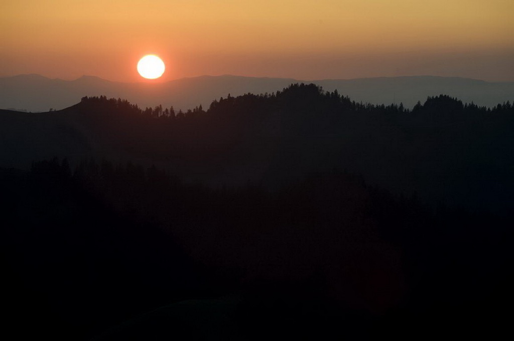 Sonnenuntergang auf dem Napf (LU)
